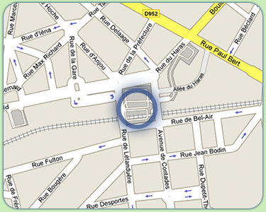 Plan parking Marengo Angers